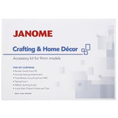 Janome Crafting and Decor & Home Decor Accessory Kit for 9mm Machines