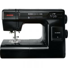 Janome HD-3000 Sewing Machine in Limited Edition Black with Bonus Kit Customer return