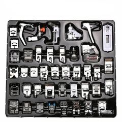 Multifunctional 42 Piece Sewing Machine Foot Kit for Many Brands