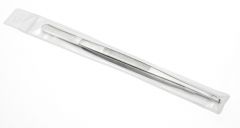 Deluxe 8 Inch Straight Tip Stainless Steel Tweezers with Serrated Tips