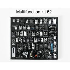 Multifunctional 62 Piece Sewing Machine Foot Kit for Many Brands