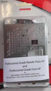 Janome Professional HP Needle Plate & Foot Set - 869410004