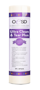 OESD Embroidery Stabilizer - Ultra Clean and Tear Plus 10" x 10 yd - HBTP17-10