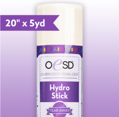 OESD Embroidery Stabilizer - HydroStick TearAway 20" x 5 yd - HBHT15-20