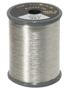 Brother MT997 Metallic Embroidery Thread Silver