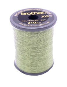 Brother MT989 Metallic Embroidery Thread Green