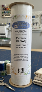 Ken's Sewing Medium Tearaway Embroidery Stabilizer - 9 Inches x 10 Yards - H320910