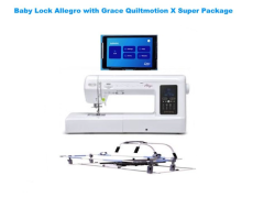 Baby Lock Allegro Grace Cutie Breeze and Quiltmotion X Super Offer