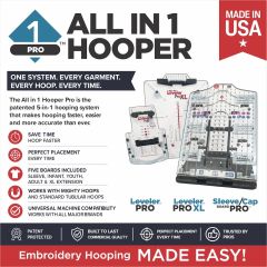 All In 1 Embroidery Hooper Pro Starter Kit