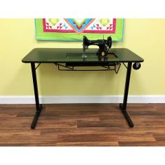 Arrow Sewing Machine Table in Black (611F)
