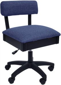 Arrow Duchess Blue Hydraulic Sewing Chair H8130