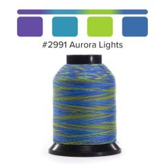 Grace Finesse Variegated Quilting Thread Aurora Lights #2991