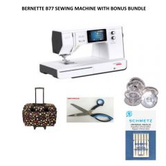 Bernette b77 Computerized Sewing and Quilting Machine with Bonus Bundle