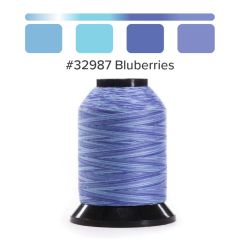 Grace Finesse Variegated Quilting Thread Blueberries #2987
