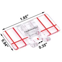 Border Guide Sewing Machine Foot For Various Snap On Models