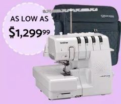 Brother Airflow 3000 Air Thread Serger with Free Brother Trolley