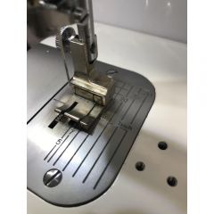 Commercial Sewing Machine Compensating Foot with 3/8 Inch Guide