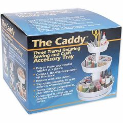 The Caddy Three Tiered Sewing and Craft Accessory Tray