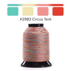 Grace Finesse Variegated Quilting Thread Circus Tent #2984