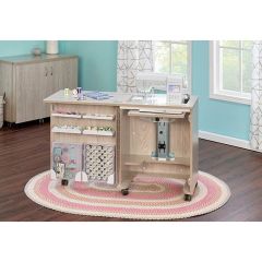 Koala Compact Sewing Machine Cabinet in Grey Oak