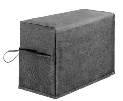 Sewing Machine Dust Cover with Pockets in Gray