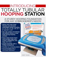 Dime Designs in Machine Embroidery Totally Tubular Hooping Station