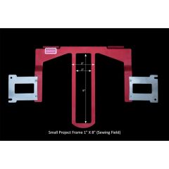 Durkee Small Project Embroidery Frame 1" x 12" for Happy Multi Needle Embroidery Machines