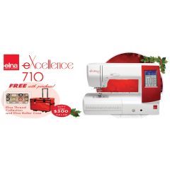 Elna eXcellence 710 Computerized Sewing and Quilting Machine with Holiday Bonus (Same As Janome 8200)