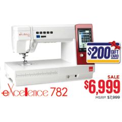 Elna Excellence 782 Sewing and Quilting Machine With Bonus (Same as Janome MC9480)