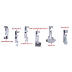 6 Piece Serger Foot Kit for Juki MO644 MO654