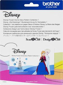 Brother ScanNCut Disney Frozen HomeDeco Pattern Collection 1 CADSNP04