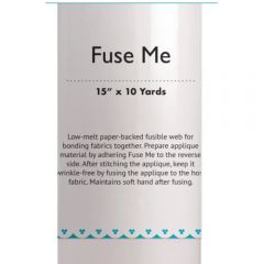 Fuse Me Fusible Web Embroidery Stabilizer