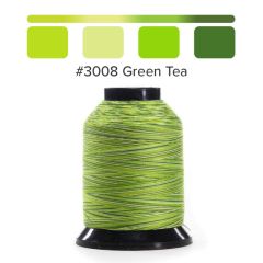 Grace Finesse Variegated Quilting Thread Green Tea #3008