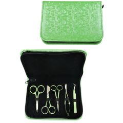 Famore 6 Piece Embroidery Scissor Kit in Green