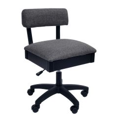 Arrow Lady Gray Hydraulic Sewing Chair (H8123)