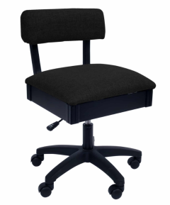 Arrow Baroness Black Hydraulic Sewing Chair (H8170)