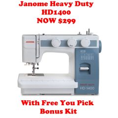 Janome HD-1400 Heavy Duty Sewing Machine 