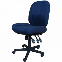 Horn of America 17090 Deluxe 6 Way Adjustable Chair in Blue (Shipping in June)