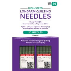 Handi Quilter High-Speed Longarm Needles – Two Packages of 10 (Crank 90/14 134MR-3.0)