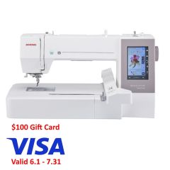 Janome MC550E LE Embroidery Only Machine with $289 You Pick Bonus Kit and Tutorial