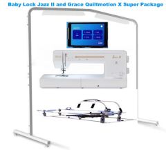 Baby Lock Jazz II Grace Cutie Breeze and Quiltmotion X Super Offer