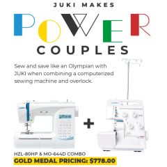 Juki HZL-80HP + MO644D Power Couple Sewing Machine Serger Combo