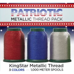 Kingstar Patriotic Metallic Thread Set