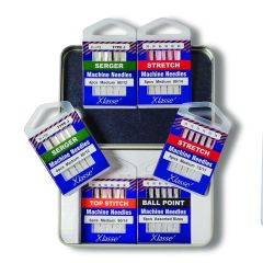 Klasse 6PC Serger EL705 Needle Variety Tin (For Baby Lock Accolade,Coverstitch, Euphoria, And Triumph Sergers)