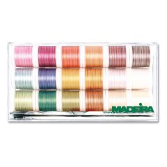 Madeira Cotona No.50 Variegated Quilting and Embroidery Thread Box