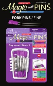Magic Pins Fine Tip Fork Pins 0.5mm Pack of 30