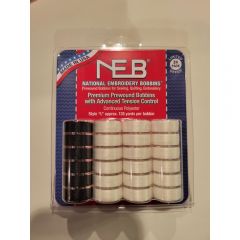 NEB Pre-wound Embroidery Bobbins 24 Pack