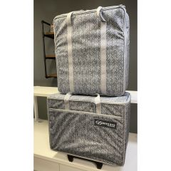 Brother SASEBQ2E NQ Series Luggage  2 Piece Rolling Bag Set