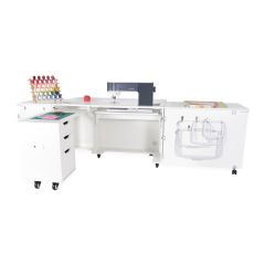Arrow Kangaroo Outback ELECTRIC Lift Sewing Machine Cabinet White K9611 - Electric