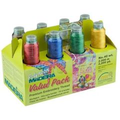 Madeira Polyneon Embroidery Thread 8 Cone Value Pack 